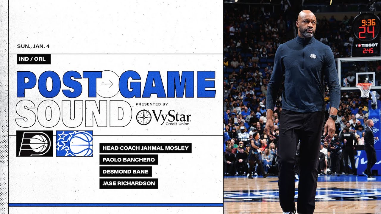 POSTGAME SOUND: INDIANA PACERS VS. ORLANDO MAGIC | COACH MOSE, BANE, RICHARDSON & BANCHERO