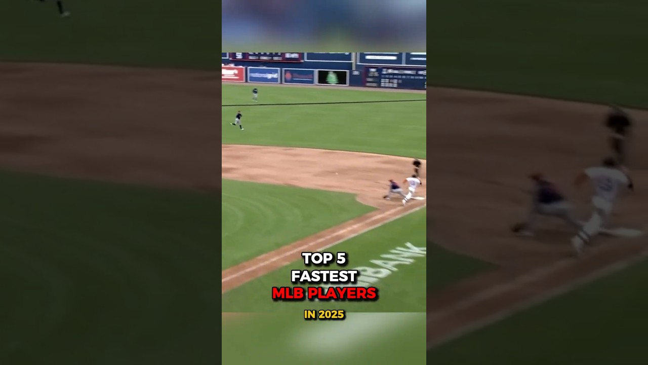 Top 5 Fastest MLB Players in 2025 #mlb #baseball #fast