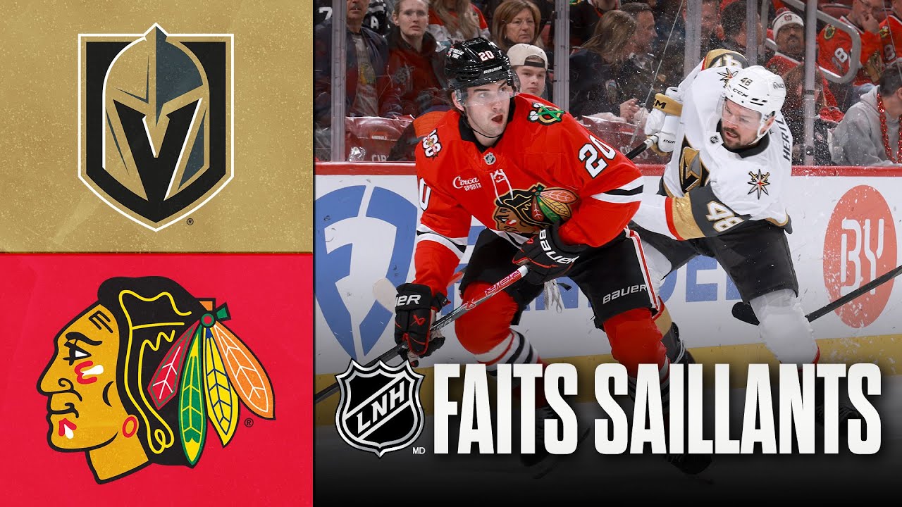Golden Knights vs Blackhawks 04/01 | Faits saillants