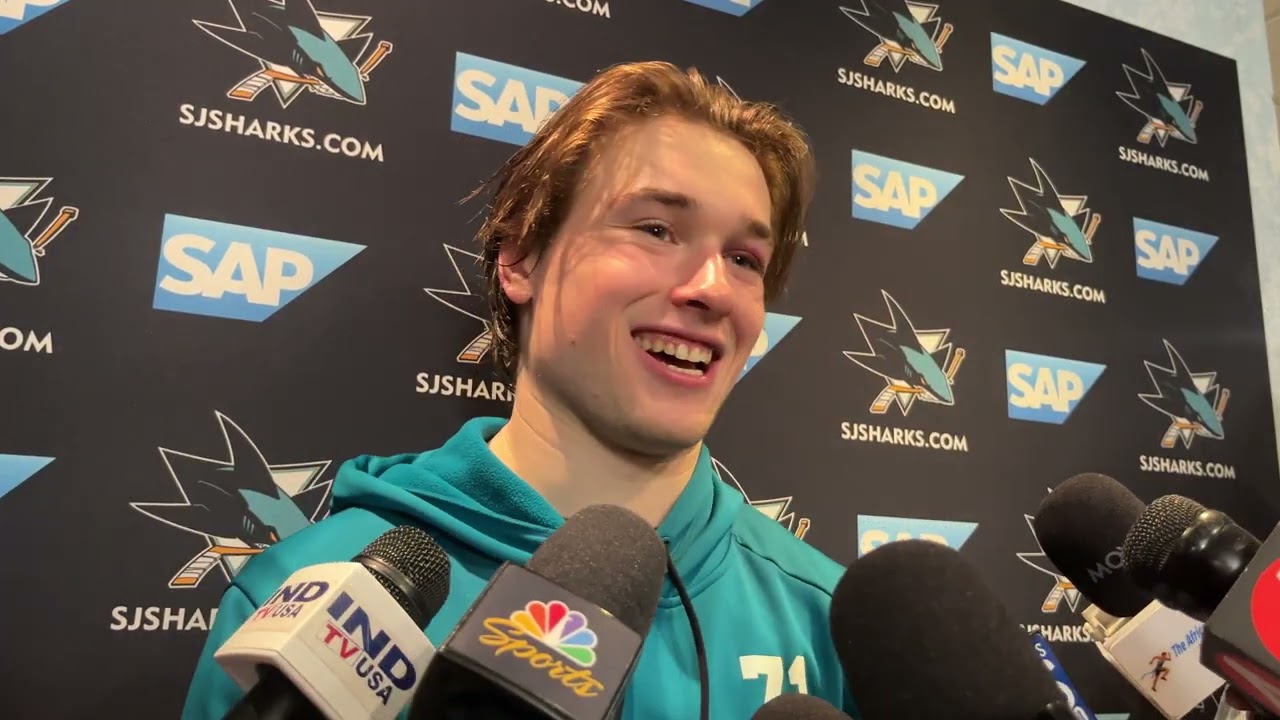 Celebrini Shaking With Excitement Over Olympic Selection