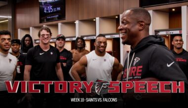 Raheem Morris postgame victory speech after week 18 win over the Saints | Atlanta Falcons