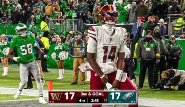 WHAT AN ENDING!! Commanders vs Eagles Week 18 Ending