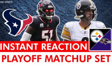 Texans vs. Steelers Playoff Matchup Is Set After WILD Sunday Night Football Game + Wildcard Slate