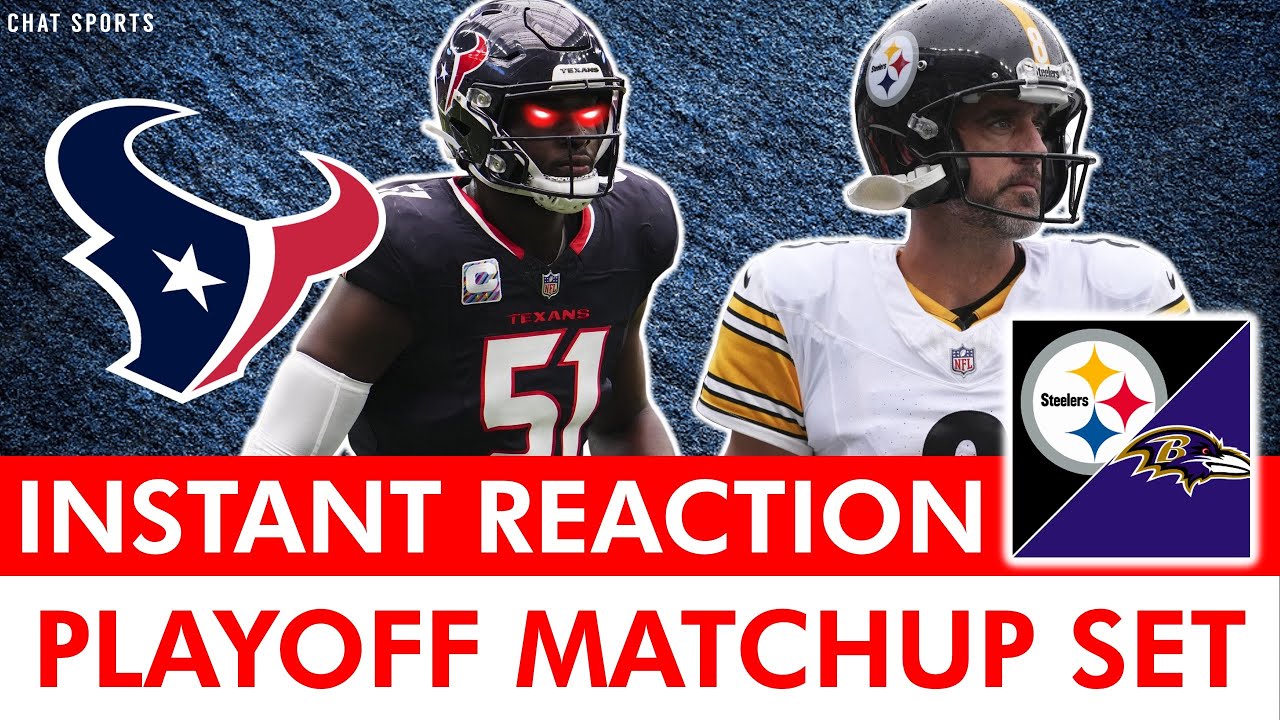 Texans vs. Steelers Playoff Matchup Is Set After WILD Sunday Night Football Game + Wildcard Slate