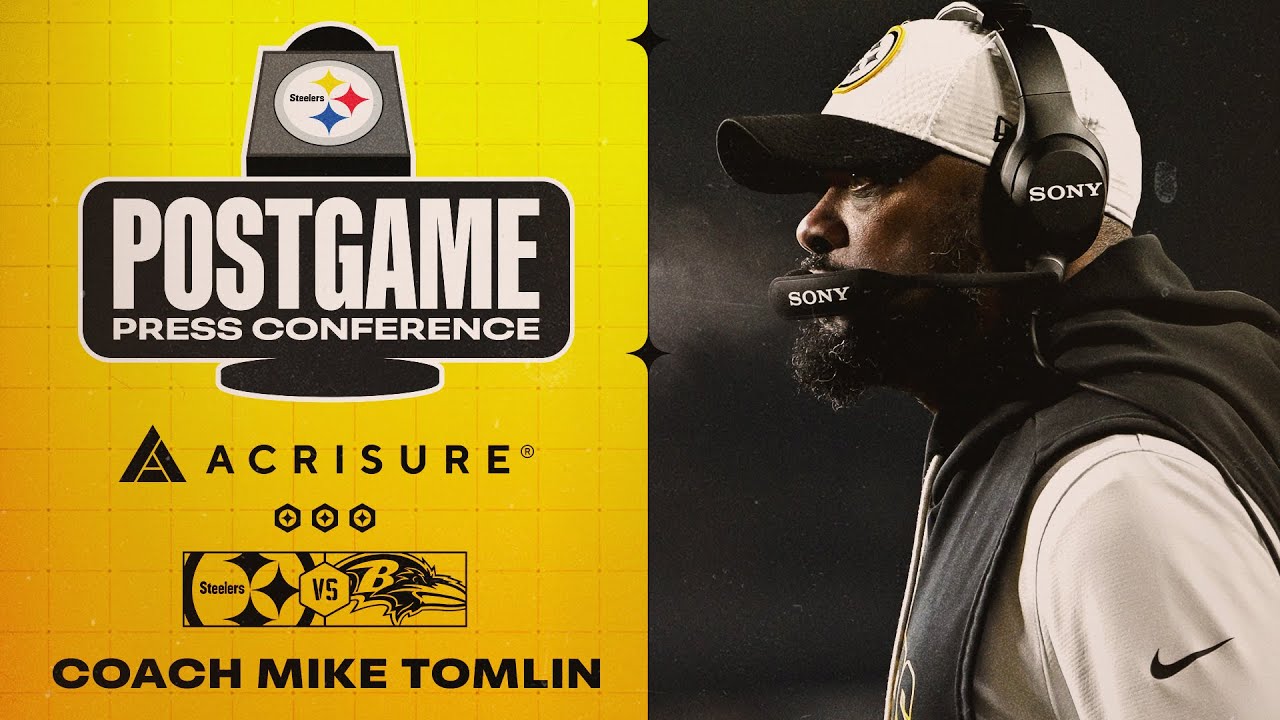 Coach Mike Tomlin Postgame Press Conference (Week 18 vs Baltimore Ravens) | Pittsburgh Steelers