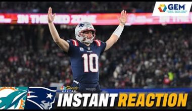 INSTANT REACTION: Patriots cap off ‘MAGICAL' 14-3 season with 38-10 blowout win over Dolphins 😤