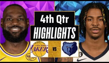 Los Angeles Lakers vs Memphis Grizzlies Full Game Highlights 4th Qtr | Jan 4 | 2026 NBA Highlights