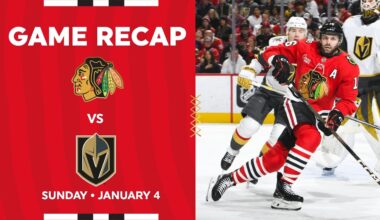 Blackhawks vs. Golden Knights Game Highlights | 1.4.26
