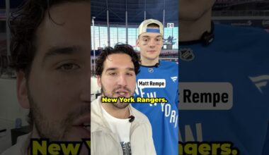 Rempe drops a “how ya doin” every time he sees people in NY 😂🍎 (w/ Jonny Lazarus)
