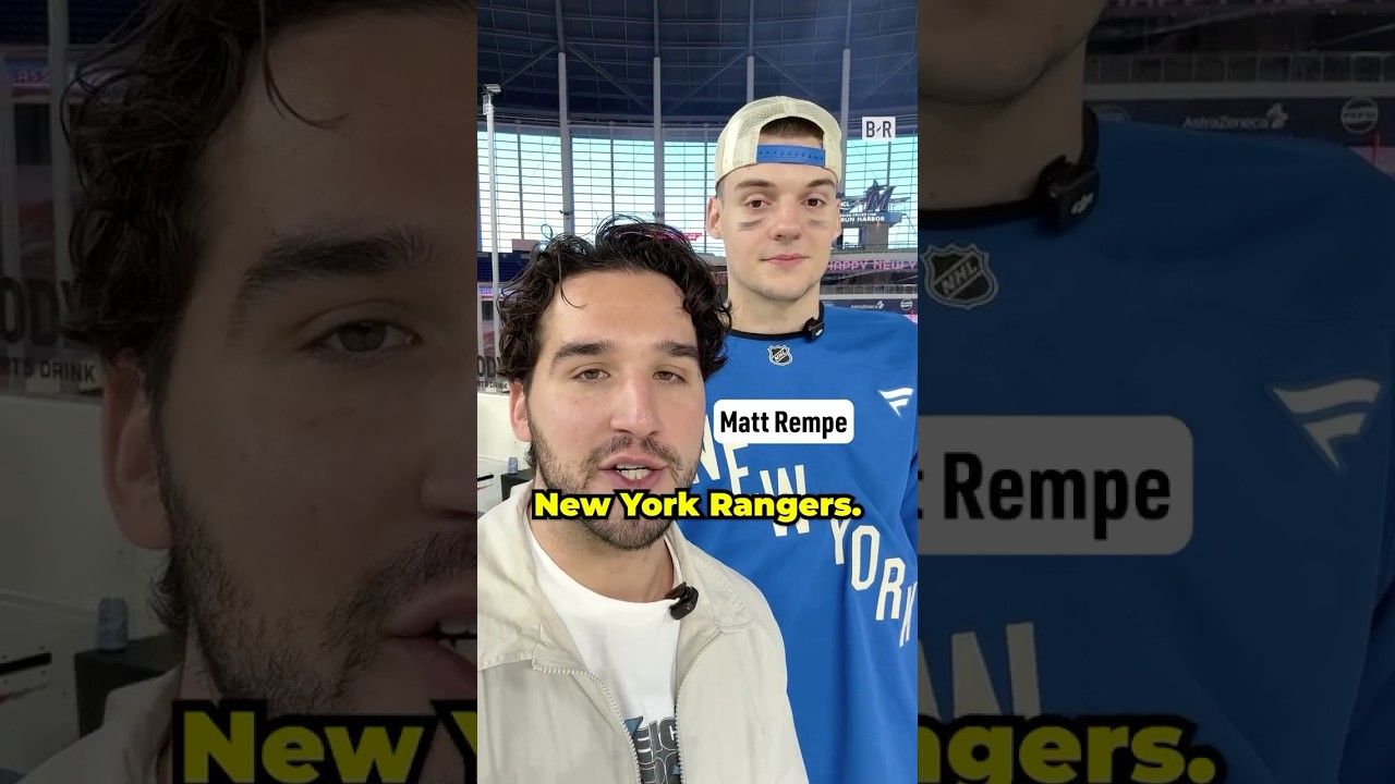 Rempe drops a “how ya doin” every time he sees people in NY 😂🍎 (w/ Jonny Lazarus)