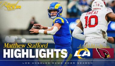 Matthew Stafford's Best Throws From 4-Touchdown Game vs. Arizona Cardinals In Week 18