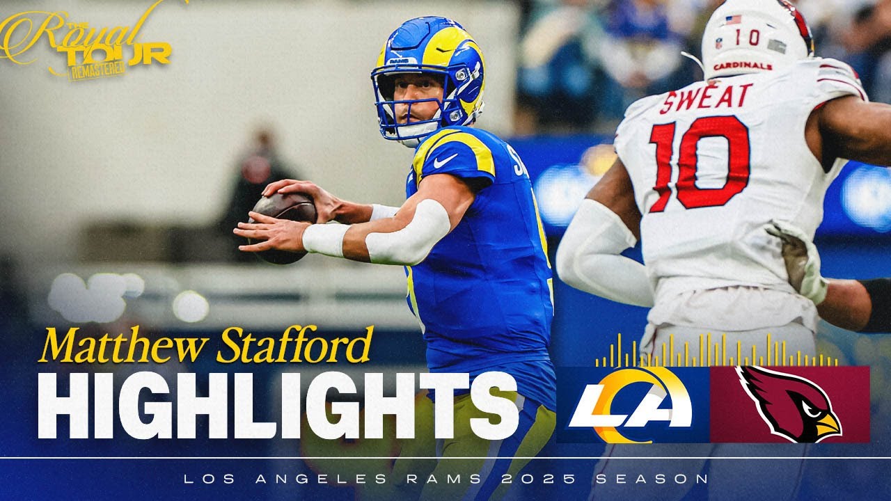 Matthew Stafford's Best Throws From 4-Touchdown Game vs. Arizona Cardinals In Week 18