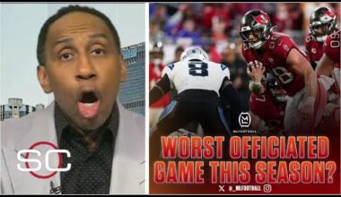 The Refs RUINED Bryce Young NFC South Title! - Stephen A. reacts to Panthers loss to Bucs 16-14