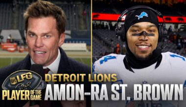 Tom Brady’s LFG Player of the Game: Lions WR Amon-Ra St. Brown 🏆 Week 18 DIGITAL EXCLUSIVE