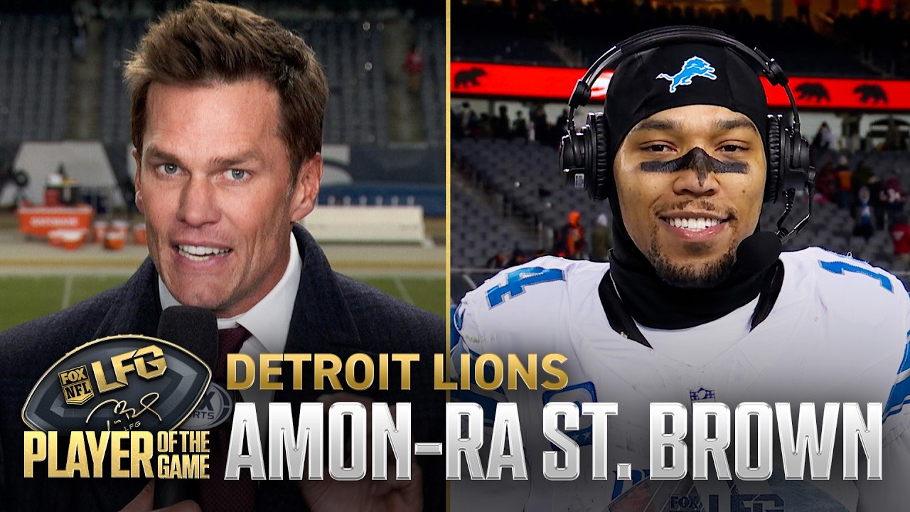 Tom Brady’s LFG Player of the Game: Lions WR Amon-Ra St. Brown 🏆 Week 18 DIGITAL EXCLUSIVE