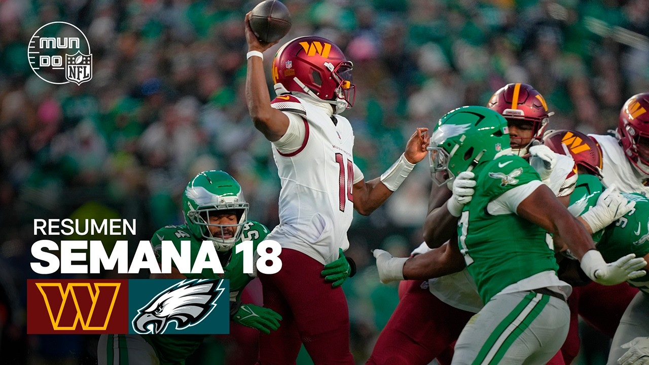 Washington Commanders vs Philadelphia Eagles | Resumen NFL español - Semana 18 | NFL Highlights 2025
