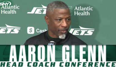 Aaron Glenn reacts to first season as Jets' head coach: 'I let the players down'