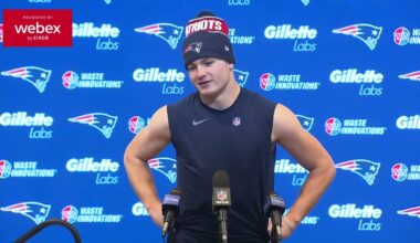 Drake Maye on the Team: "I Enjoy Being Around Them." | Patriots Press Conference