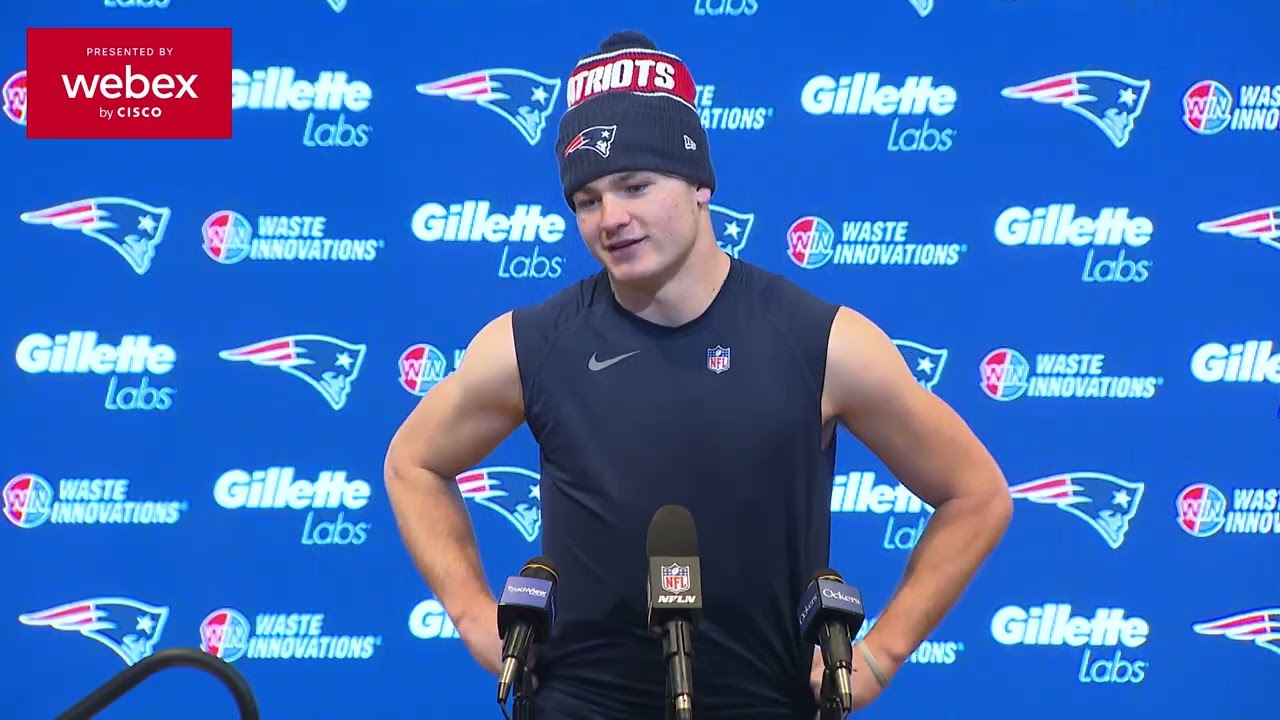 Drake Maye on the Team: "I Enjoy Being Around Them." | Patriots Press Conference