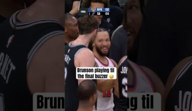 Jalen Brunson wanted the foul too 😂