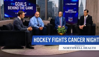 New York Rangers Celebrate Hockey Fights Cancer Night Presented by Northwell Health