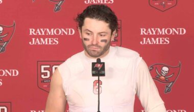 Baker Mayfield on Victory vs. Carolina: ‘Still Alive’ | Press Conference | Tampa Bay Buccaneers