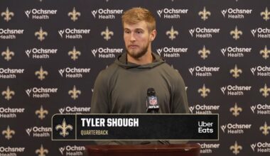 Tyler Shough | Saints-Falcons Postgame | 2025 NFL Week 18
