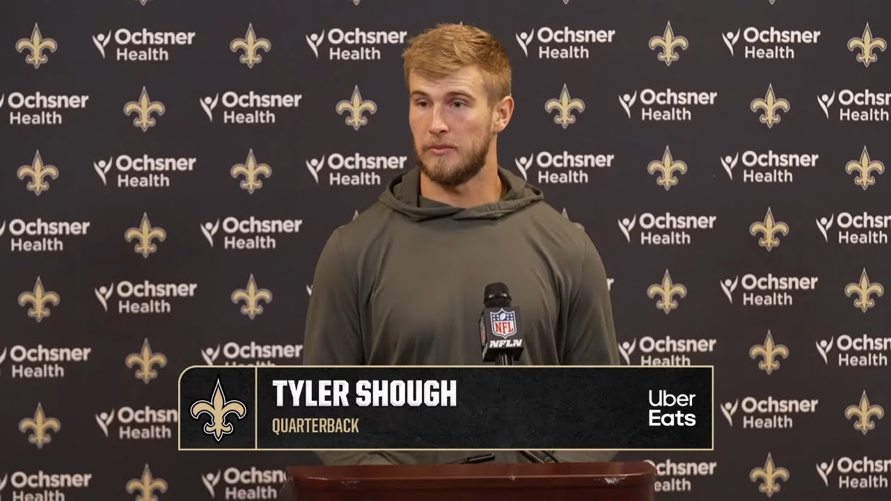 Tyler Shough | Saints-Falcons Postgame | 2025 NFL Week 18