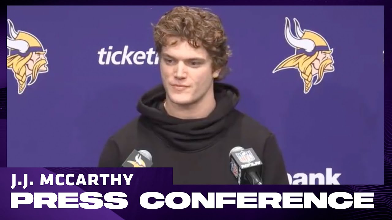 J.J. McCarthy on Leaving The Game Due To Injury, Ending The Season With A Victory