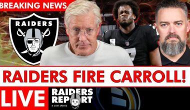 BREAKING NEWS: Pete Carroll FIRED By The Las Vegas Raiders