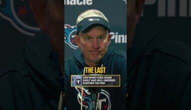 Coach McCoy reacts to Cam Ward’s early injury 🙏 #Camward #NFL