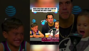 Spo's kids took the presser a bit off the rails 😂