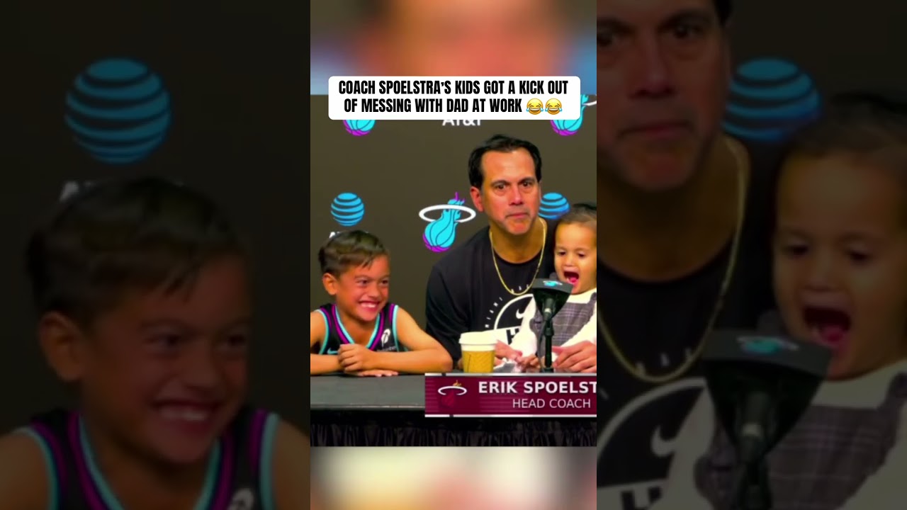 Spo's kids took the presser a bit off the rails 😂