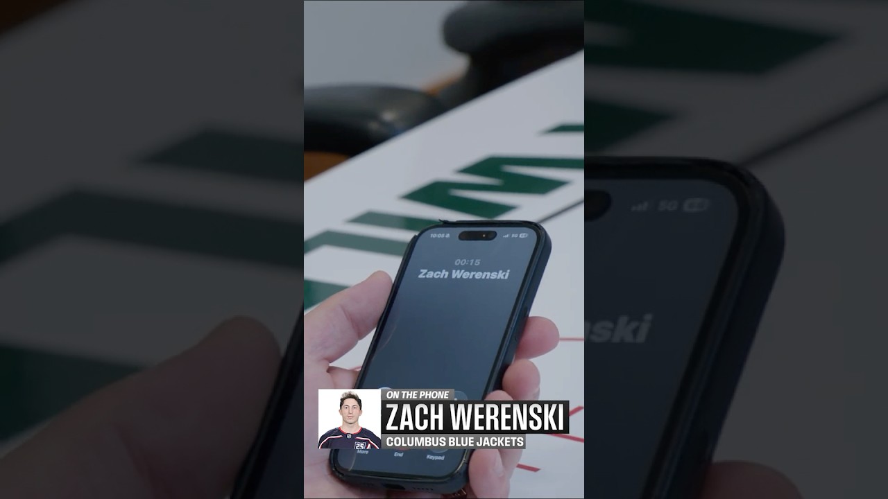 The Call That Made Zach Werenski's Dream a Reality 🤩📞