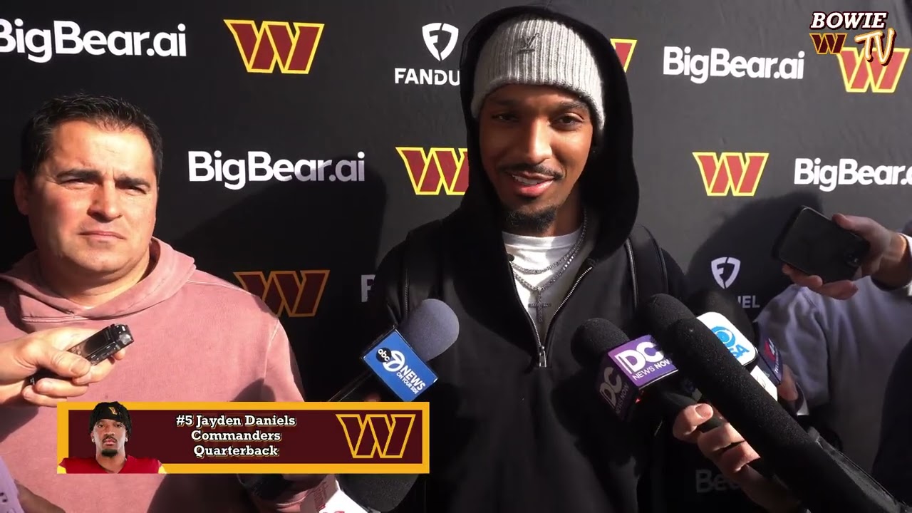 Hear From Washington Commanders QB Jayden Daniels  | Commanders End Of Season Interview (1-5-2026)