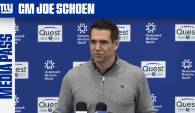 GM Joe Schoen 2025 Season-Ending Press Conference | New York Giants