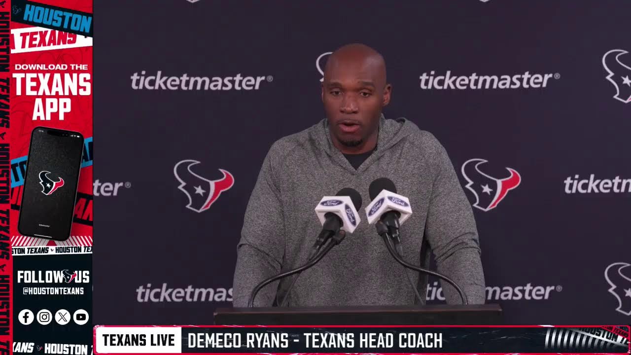 LIVE: The Houston Texans address the media