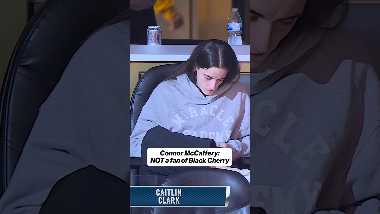 Caitlin Clark and her boyfriend Connor watching the Indiana Pacers 👀