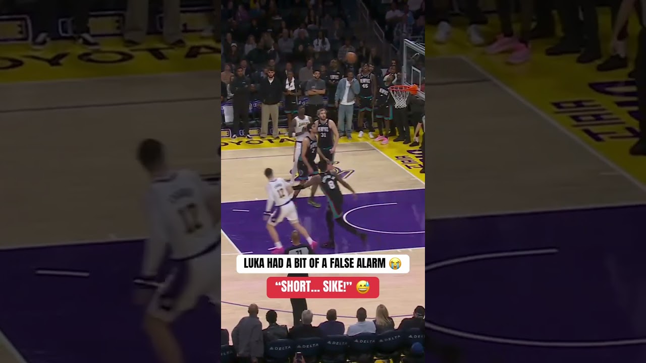 False alarm by Luka 😅