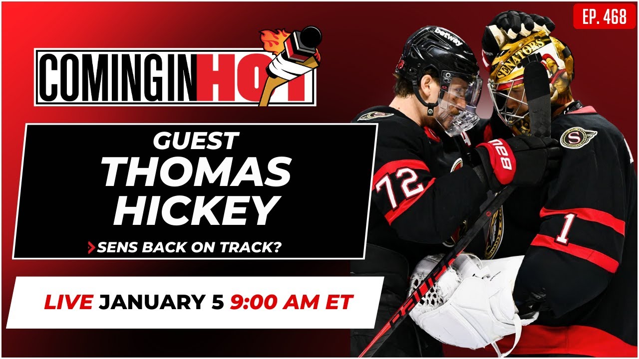 Guest Thomas Hickey - Coming in Hot LIVE - January 5th