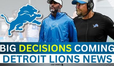 Lions News: Taylor Decker Retiring? Amid Robertson GONE? + Lions 2026 Schedule