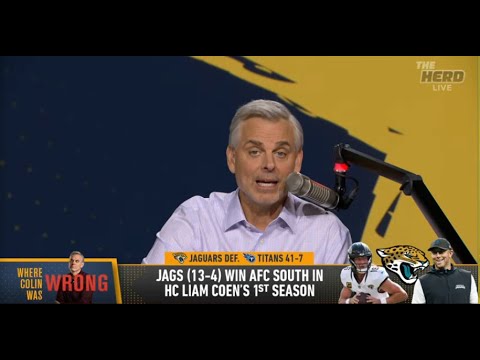THE HERD | Colin Cowherd Was WRONG, Jacksonville Jaguars Are One Of The BEST TEAMS In NFL