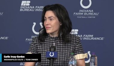Colts' Carlie Irsay-Gordon to fans and media: 'I'm pissed' how the team finished the season