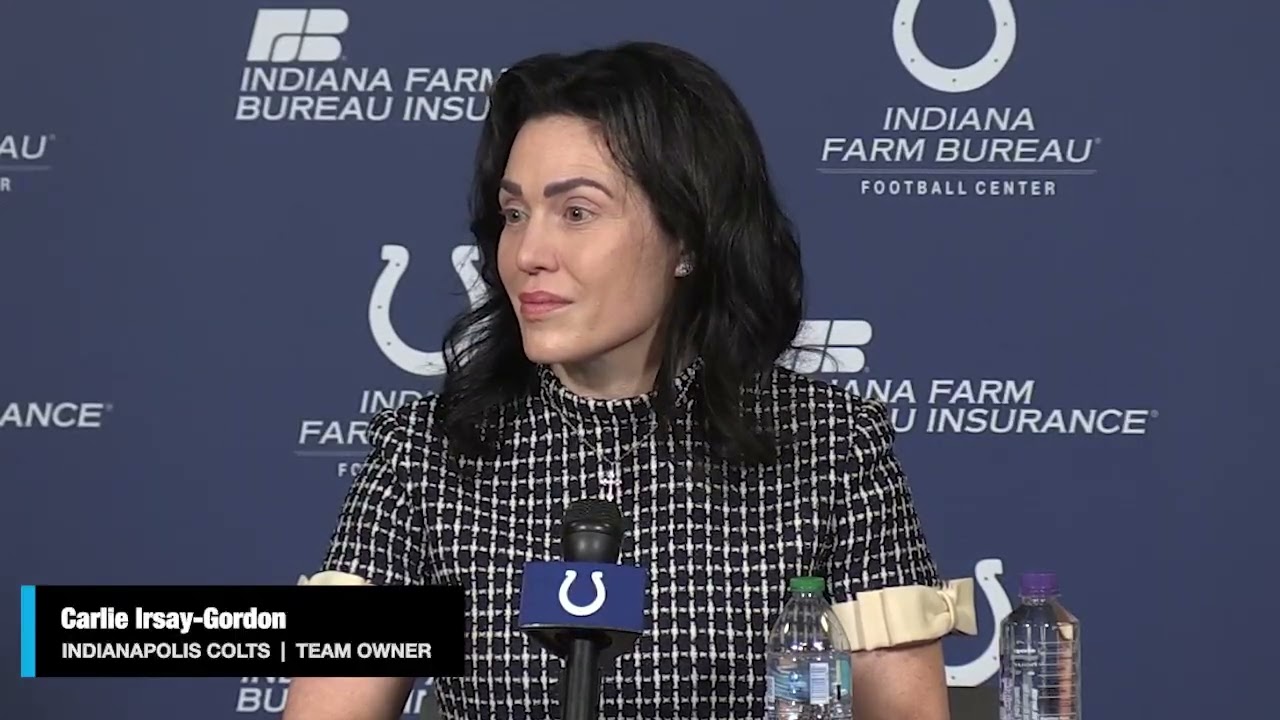 Colts' Carlie Irsay-Gordon to fans and media: 'I'm pissed' how the team finished the season