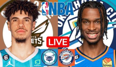LIVE: CHARLOTTE HORNETS vs OKLAHOMA CITY THUNDER | NBA | PLAY BY PLAY | SCOREBOARD