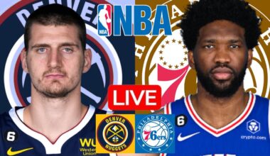 LIVE: DENVER NUGGETS vs PHILADELPHIA 76ERS | NBA | PLAY BY PLAY | SCOREBOARD