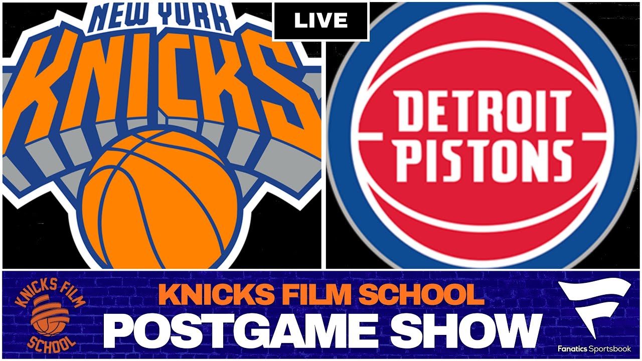 Knicks at Pistons - Recap & Reaction | POSTGAME SHOW | Knicks Film School