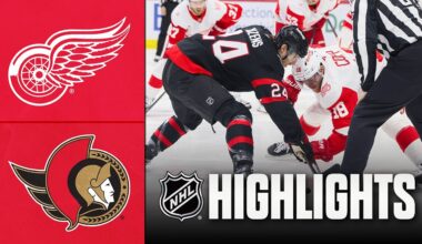 Red Wings vs. Senators | NHL Highlights | January 05, 2026