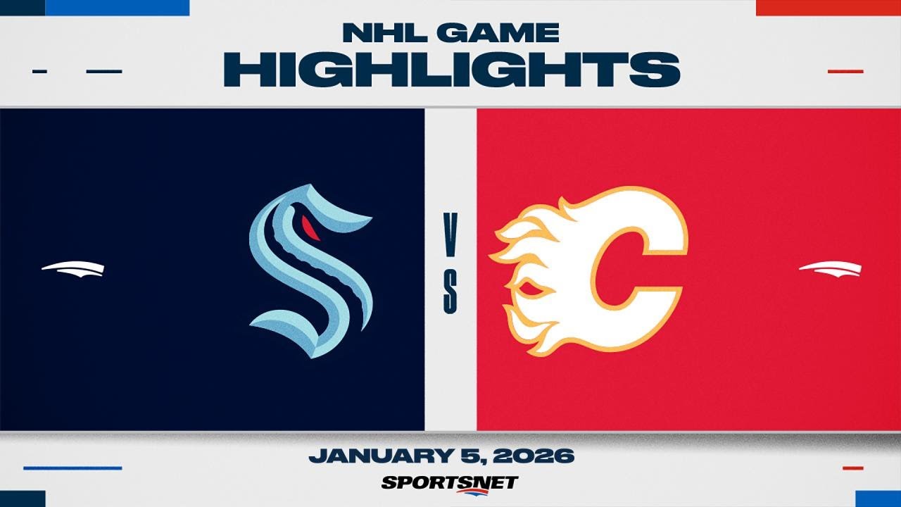 NHL Highlights | Kraken vs. Flames - January 5, 2026