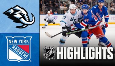 Mammoth vs. Rangers | NHL Highlights | January 05, 2026